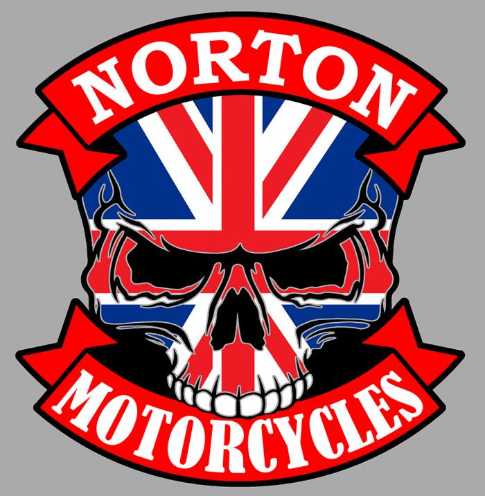 Sticker NORTON : Couleur Course