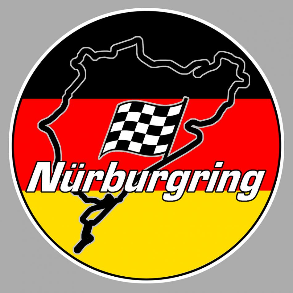 Sticker CIRCUIT NURBURGRING : Couleur Course