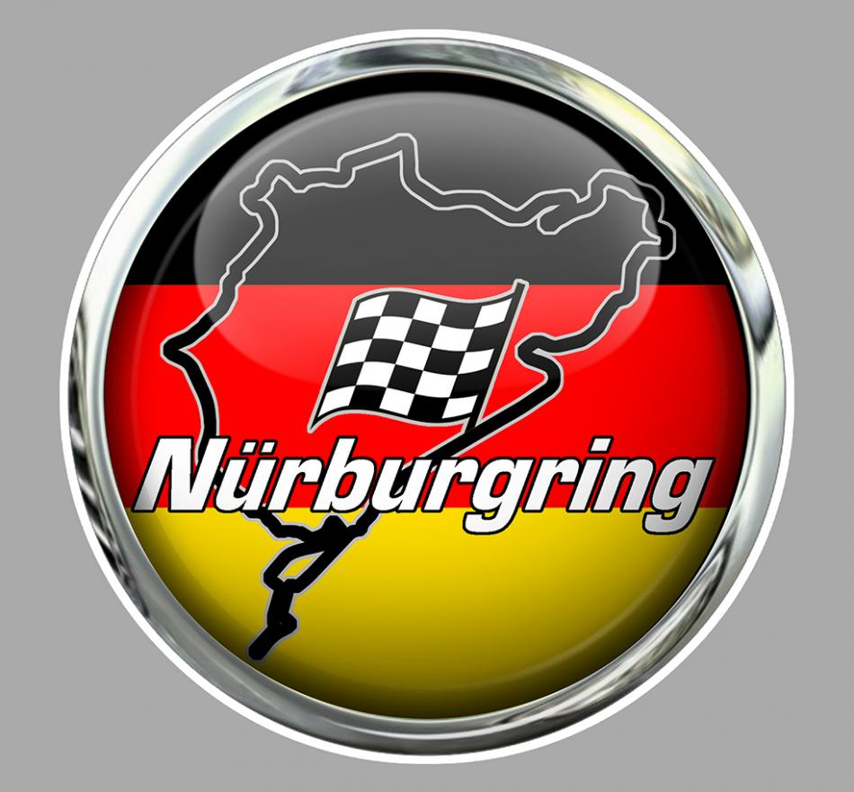 Sticker CIRCUIT NURBURGRING : Couleur Course