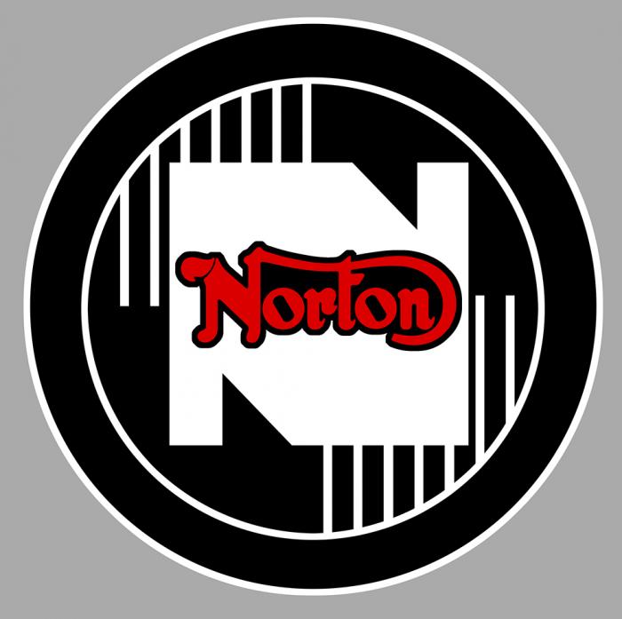 Sticker NORTON : Couleur Course