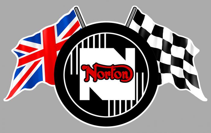 Sticker NORTON : Couleur Course