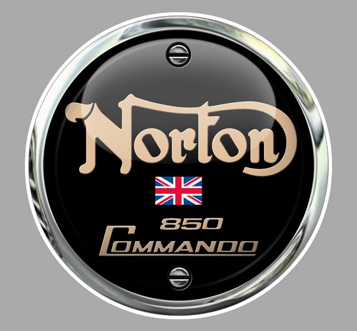 Sticker NORTON COMMANDO 850 : Couleur Course