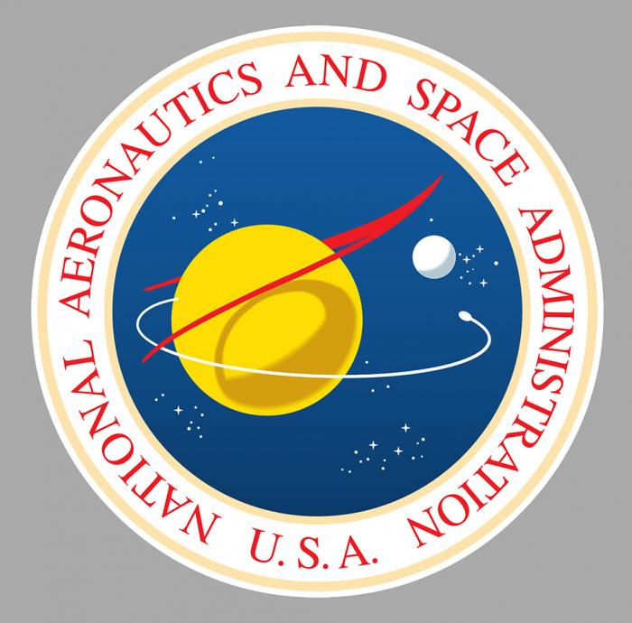 Sticker APOLLO NASA : Couleur Course