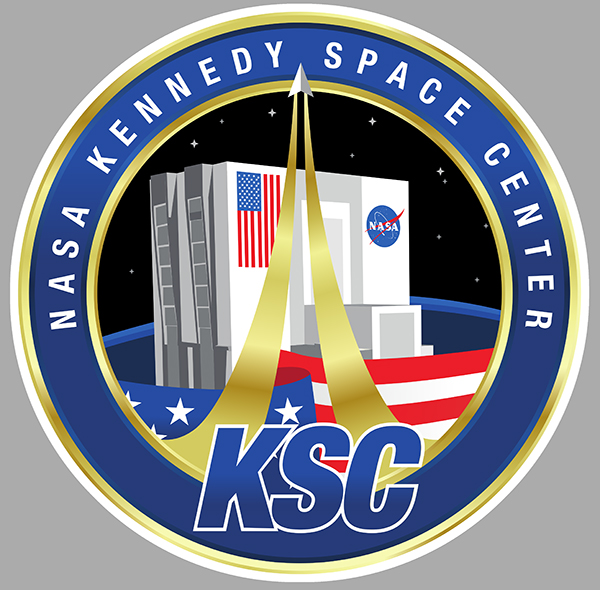 Sticker NASA KENNEDY SPACE CENTER KSC : Couleur Course