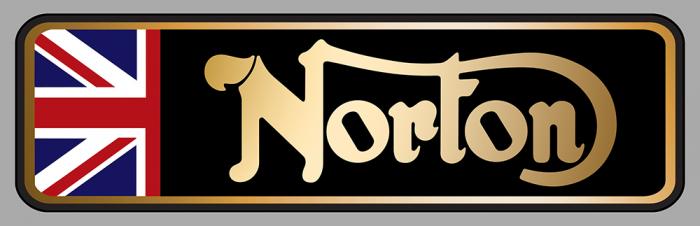 Sticker NORTON : Couleur Course