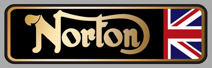 Sticker NORTON : Couleur Course