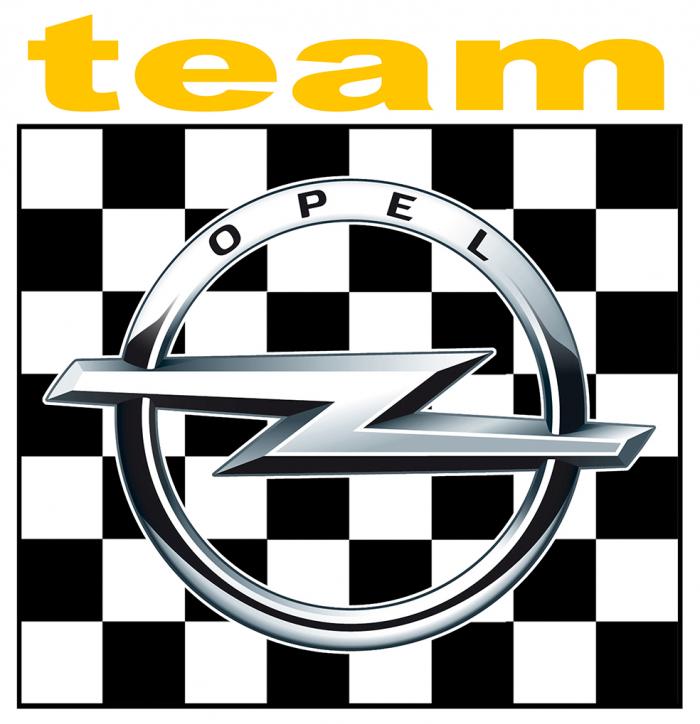 Sticker OPEL TEAM : Couleur Course