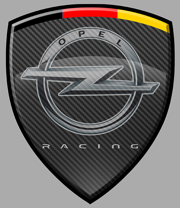 Sticker OPEL RACING : Couleur Course