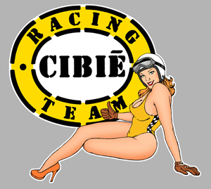 Sticker PINUP CIBIE PA173 : Couleur Course