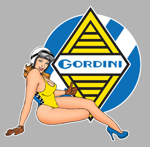 Sticker PINUP GORDINI PA206 : Couleur Course