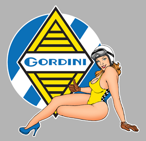 Sticker PINUP GORDINI PA207 : Couleur Course
