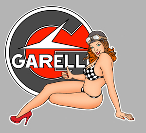 Sticker PINUP GARELLI PA304 : Couleur Course