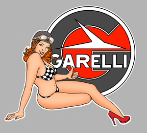 Sticker PINUP GARELLI PA305 : Couleur Course