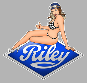 Sticker PINUP RILEY PA312 : Couleur Course