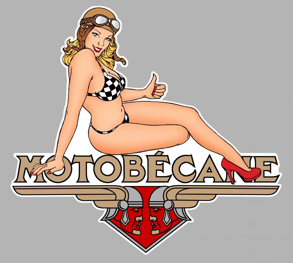 Sticker PINUP MOTOBECANE PA328 : Couleur Course