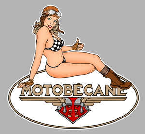 Sticker PINUP MOTOBECANE PA389 : Couleur Course