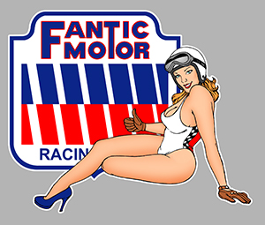 Sticker PINUP FANTIC MOTOR : Couleur Course