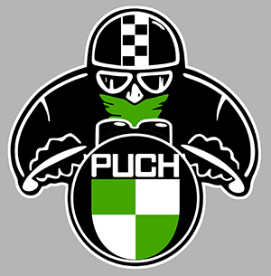 Sticker PUCH : Couleur Course