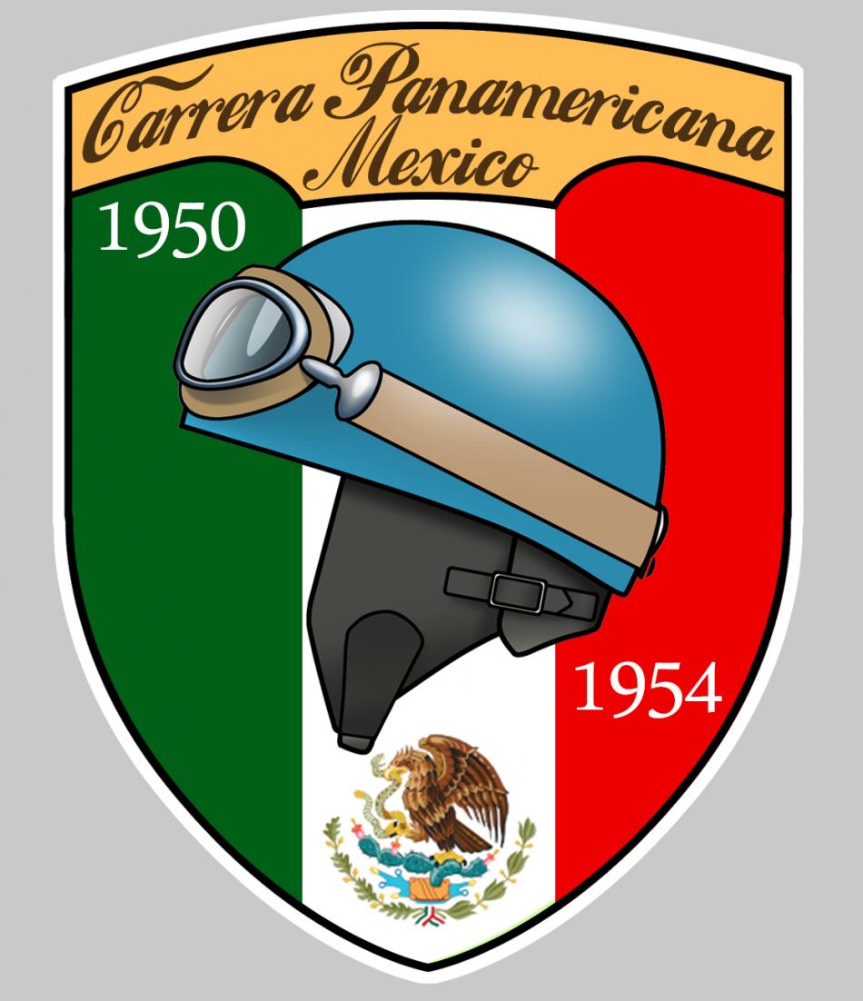 Sticker CARRERA PANAMERICANA MEXICO : Couleur Course