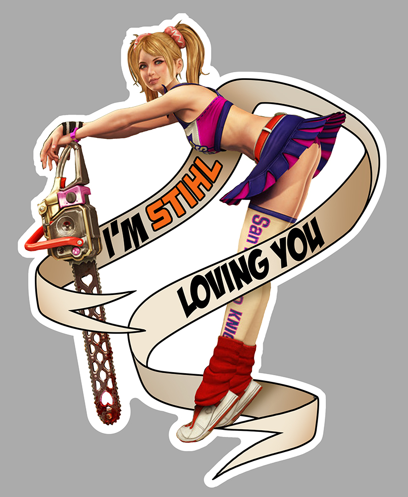 Sticker PINUP STHIL LOVING YOU PC060 : Couleur Course