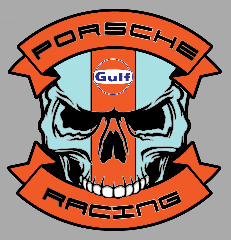 Sticker PORSCHE GULF PC065 : Couleur Course