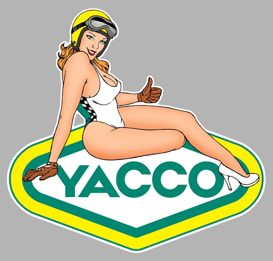 Sticker PINUP YACCO PC075 : Couleur Course