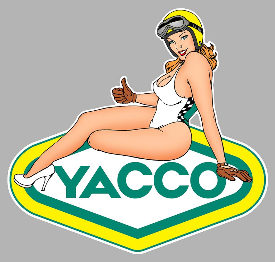 Sticker PINUP YACCO PC076 : Couleur Course