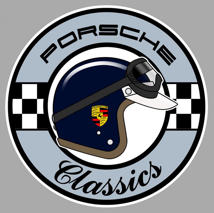 Sticker PORSCHE CLASSICS : Couleur Course