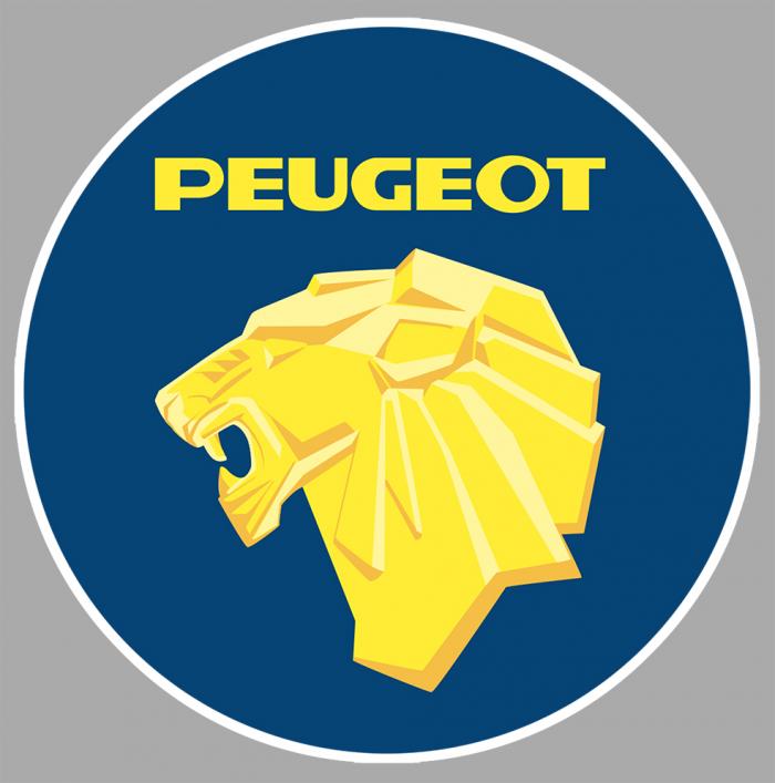 Sticker PEUGEOT : Couleur Course