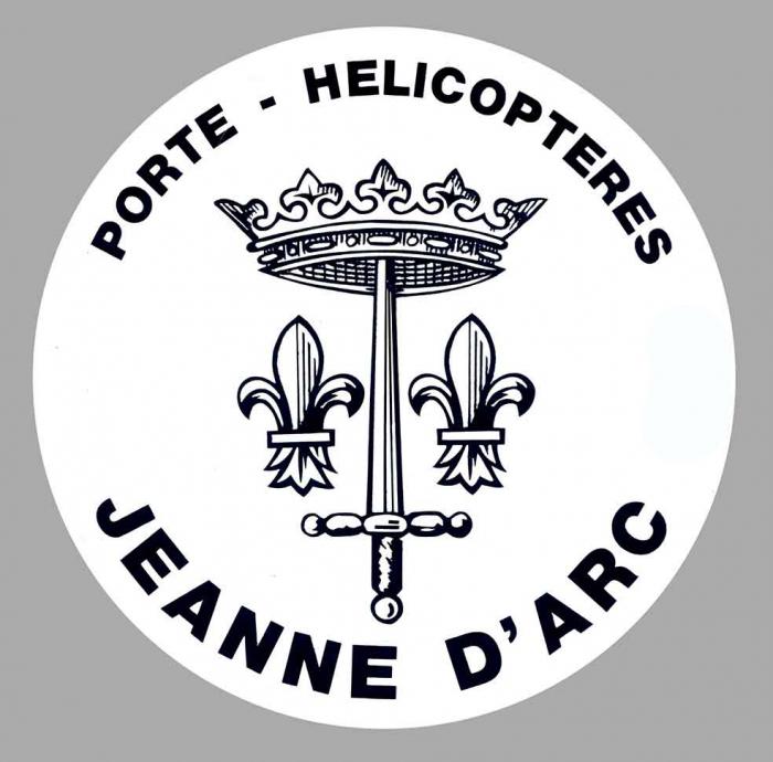 Sticker PORTE HELICOS JEANNE D ARC : Couleur Course