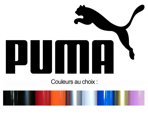 Sticker PUMA : Couleur Course