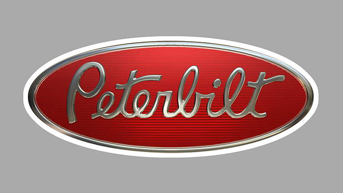 Sticker PETERBILT : Couleur Course