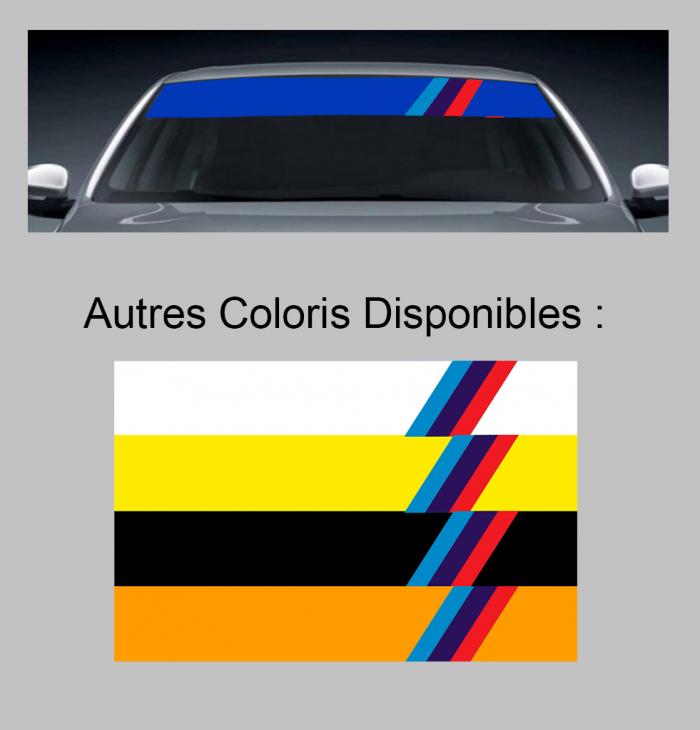 Sticker PARE SOLEIL PARE BRISE BMW : Couleur Course