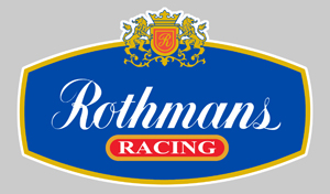 Sticker ROTHMANS : Couleur Course