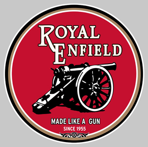 Sticker ROYAL ENFIELD : Couleur Course