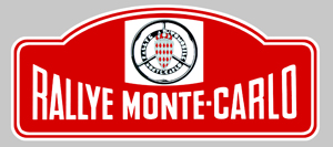 Sticker RALLYE MONTE CARLO RA035 : Couleur Course