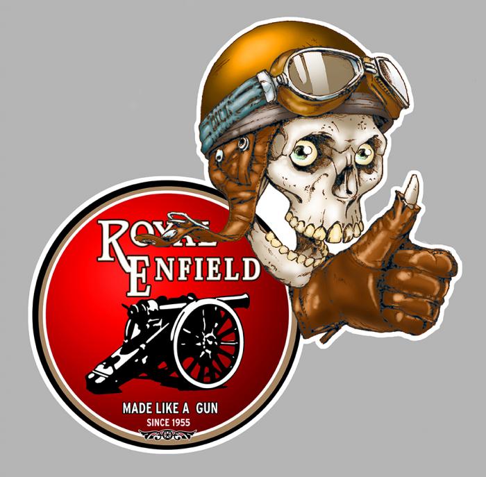 Sticker ROYAL ENFIELD : Couleur Course