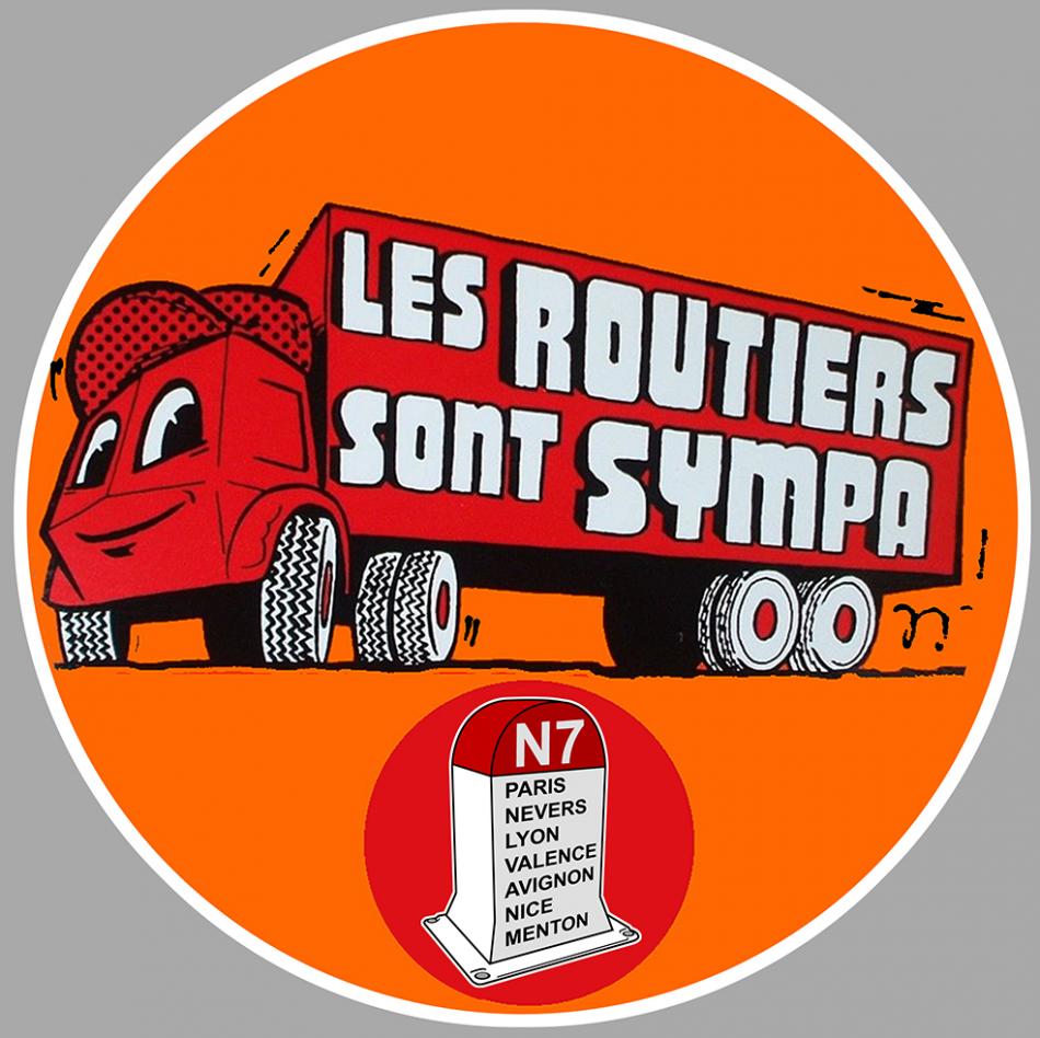 Sticker ROUTIERS SYMPAS RA110 : Couleur Course