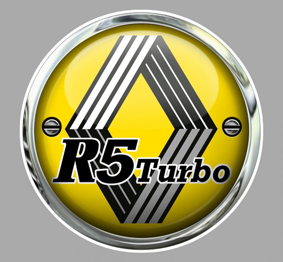 Sticker RENAULT 5 TURBO RA116 : Couleur Course