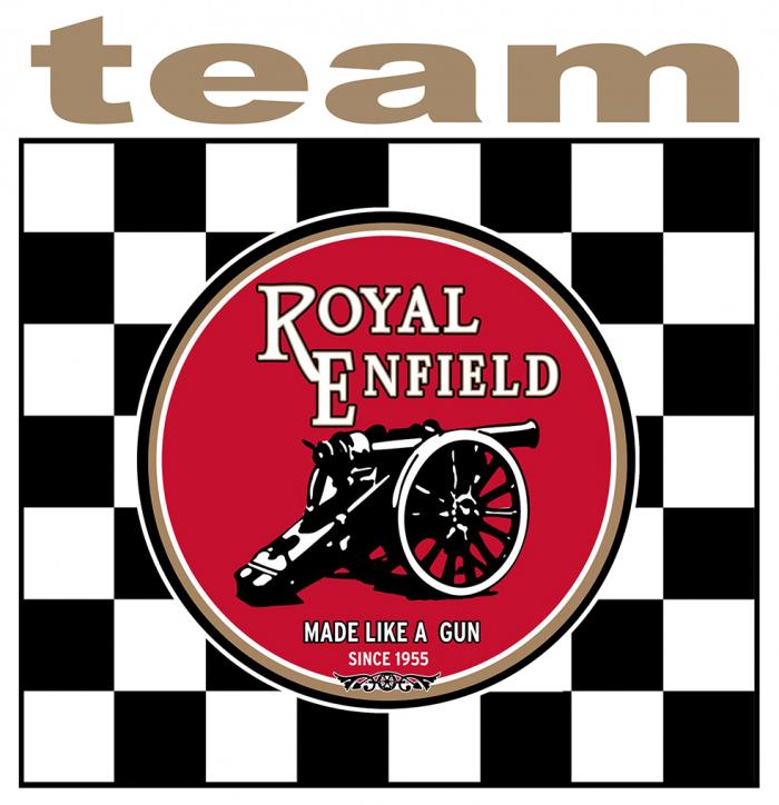 Sticker ROYAL ENFIELD : Couleur Course