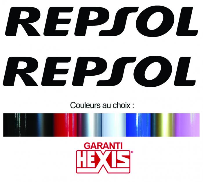 Sticker REPSOL : Couleur Course