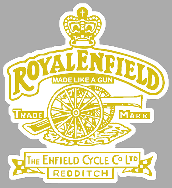 Sticker ROYAL ENFIELD : Couleur Course