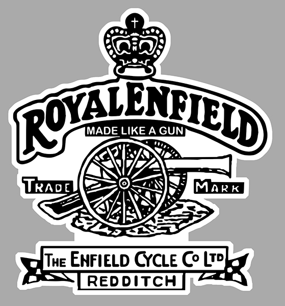 Sticker ROYAL ENFIELD : Couleur Course