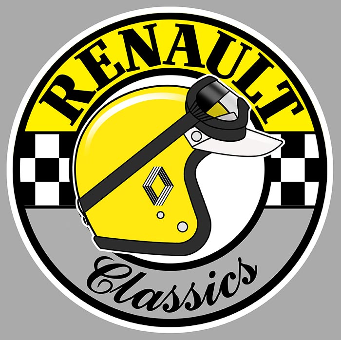 Sticker RENAULT CLASSICS : Couleur Course