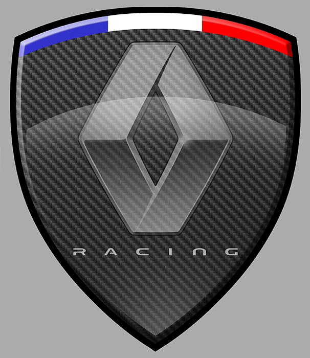 Sticker RENAULT RACING : Couleur Course