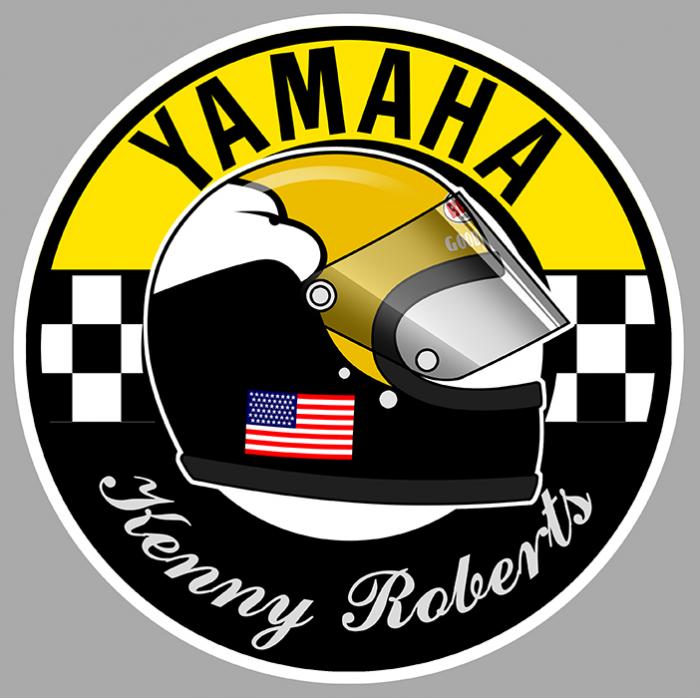 Sticker KENNY ROBERTS Sr.  : Couleur Course