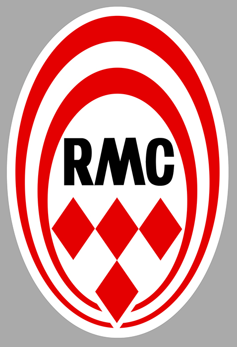Sticker RMC RADIO MONTE CARLO : Couleur Course
