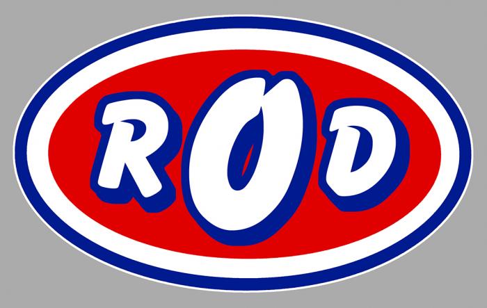 Sticker STP HOT ROD  : Couleur Course