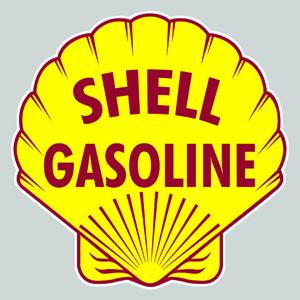 Sticker SHELL GASOLINE SA007 : Couleur Course