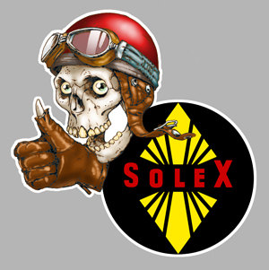 Sticker SOLEX : Couleur Course